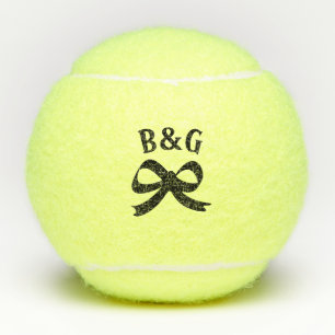 Balles De Tennis Boules de tennis personnalisées avec monogramme ma