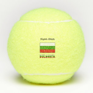 Balles De Tennis Bulgarie Drapeau bulgare Personnalisé