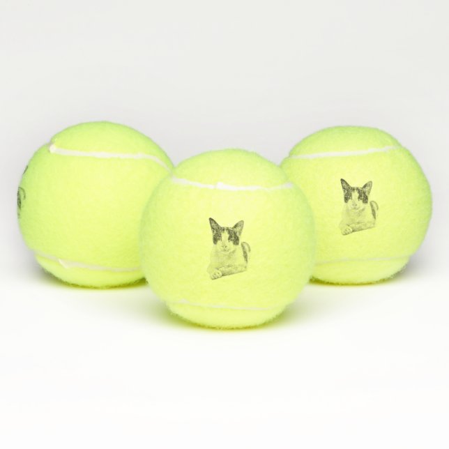 Balles De Tennis Calico Cat Comic Halftone (Multiple)