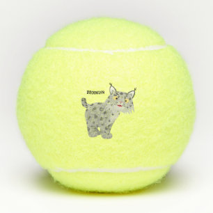 Balles De Tennis Caricature de lynx de lynx de lynx