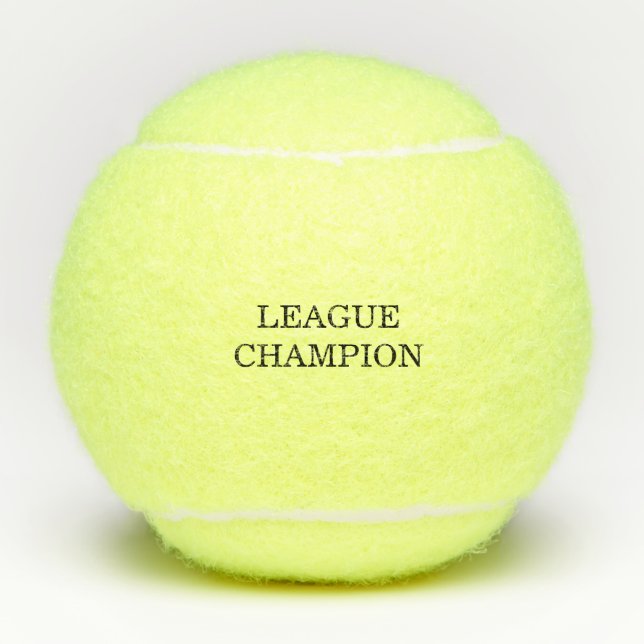 Balles De Tennis Champion de Ligue (Devant)