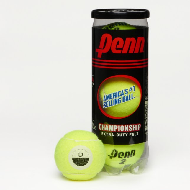 Balles De Tennis Championnat Monogram Penn Sport sur mesure (Boîte)