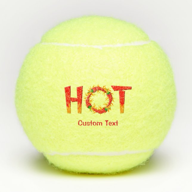 BALLES DE TENNIS CHAUD (Devant)