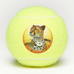 Balles De Tennis Cheetah African Feline Wild Animal