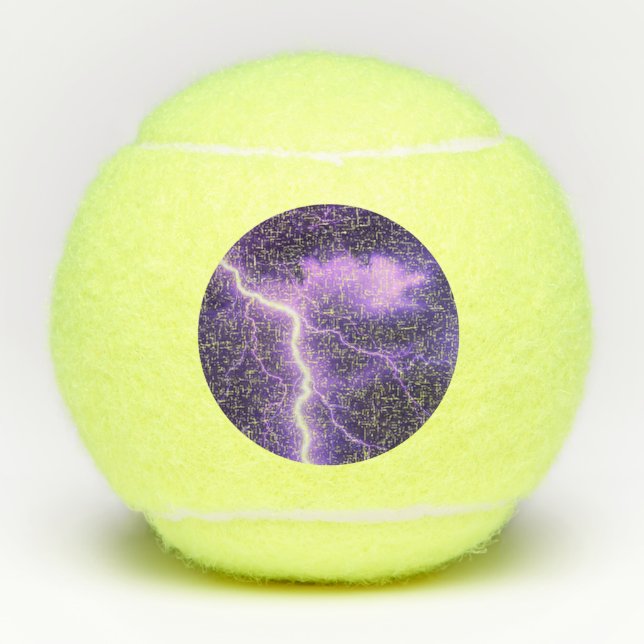 Balles De Tennis ciel magnifique, tonnerre (Devant)