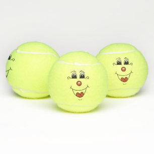 Balles De Tennis Clown de bande dessinée