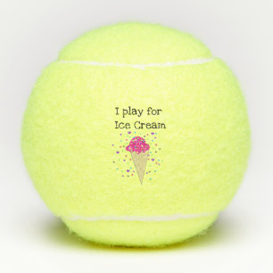 Balles De Tennis Cône de glace avec points de confettis