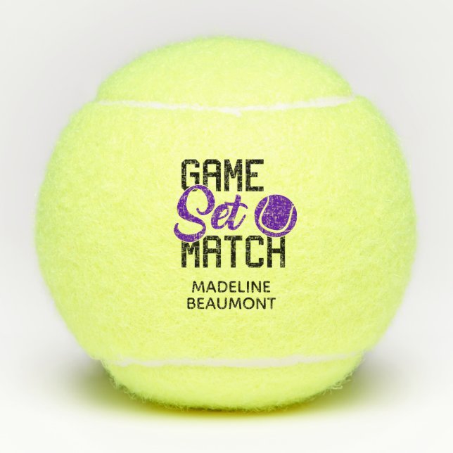 Balles De Tennis Correspondance de jeu (Devant)
