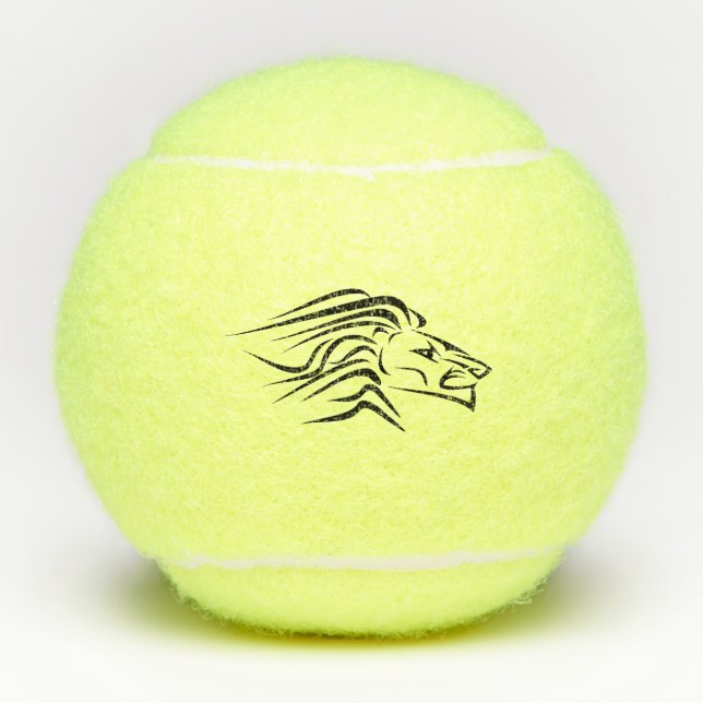 Balles De Tennis Courir Des Ballons De Tennis De Lion (Devant)