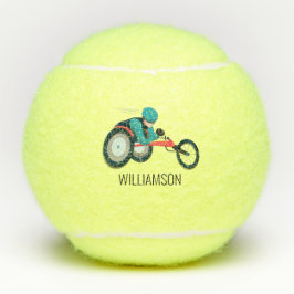 Balles De Tennis Course en fauteuil roulant