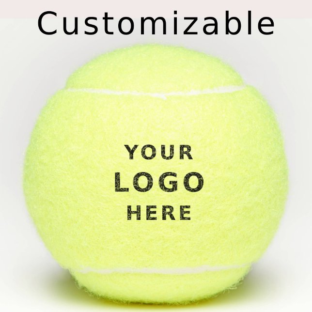 Balles De Tennis Create Your Own Custom Business Logo (Créateur téléchargé)