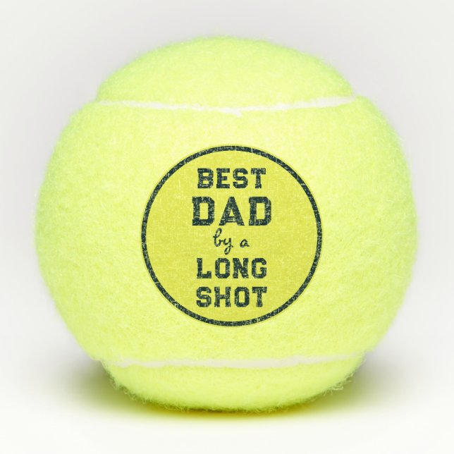 Balles De Tennis Creative Best Papa Cadeau Tennis Balls (Devant)