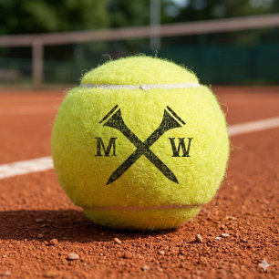 Balles De Tennis Créez votre propre monogramme personnalisé