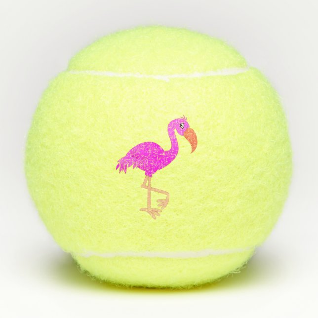 Balles De Tennis Cute Flamme (Devant)