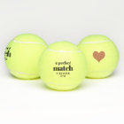 Balles de tennis de mariage personnalisées Parfait