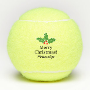 Balles de tennis de Noël personnalisées avec logo 