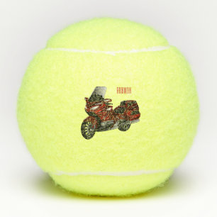 Balles De Tennis Dessin de moto de tourisme