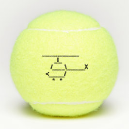BALLES DE TENNIS D'HÉLICOPTÈRE D'ASCII