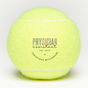 Balles De Tennis Diplôme personnalisé d'assistant de médecin PA