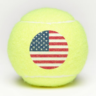 Balles De Tennis Drapeau américain - États-Unis d'Amérique - Pat