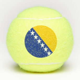 Balles De Tennis Drapeau de Bosnie-Herzégovine patriotique