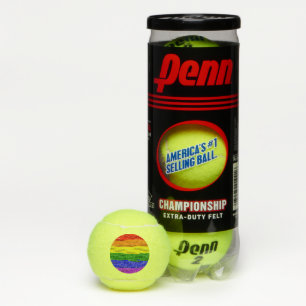 Balles De Tennis Drapeau de fierté de SlipperyJoe's vernis liquide