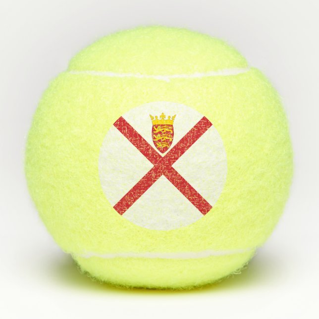 Balles De Tennis Drapeau de Jersey (Devant)