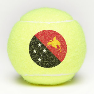Balles De Tennis Drapeau de la Papouasie-Nouvelle-Guinée