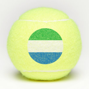 Balles De Tennis Drapeau de la Sierra Leone
