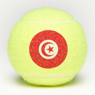 Balles De Tennis Drapeau de la Tunisie