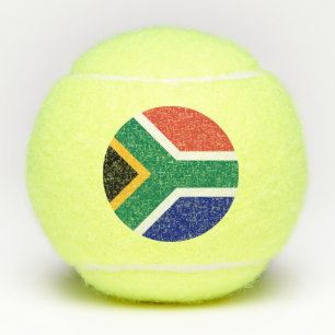 Balles De Tennis Drapeau de l'Afrique du Sud