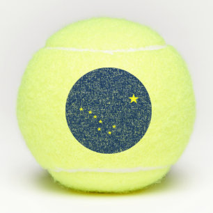 Balles De Tennis Drapeau de l'Alaska
