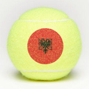 Balles De Tennis Drapeau de l'Albanie