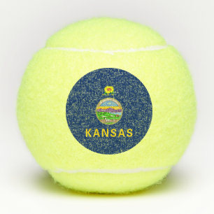 Balles De Tennis Drapeau de l'État du Kansas