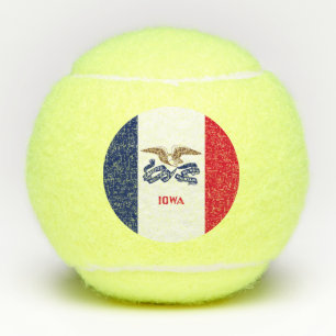 Balles De Tennis Drapeau de l'Iowa