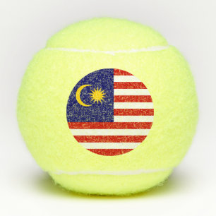 Balles De Tennis Drapeau de Malaisie