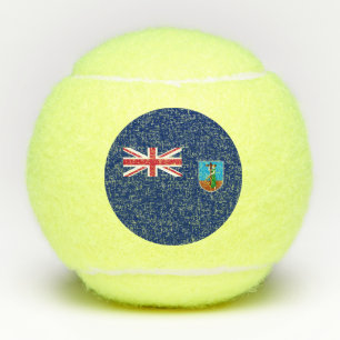 Balles De Tennis Drapeau de Montserrat