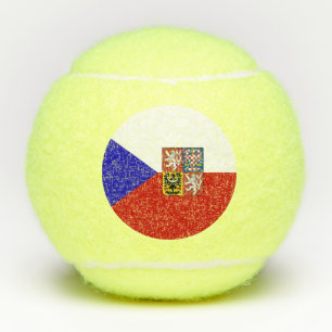 Balles De Tennis Drapeau de République Tchèque