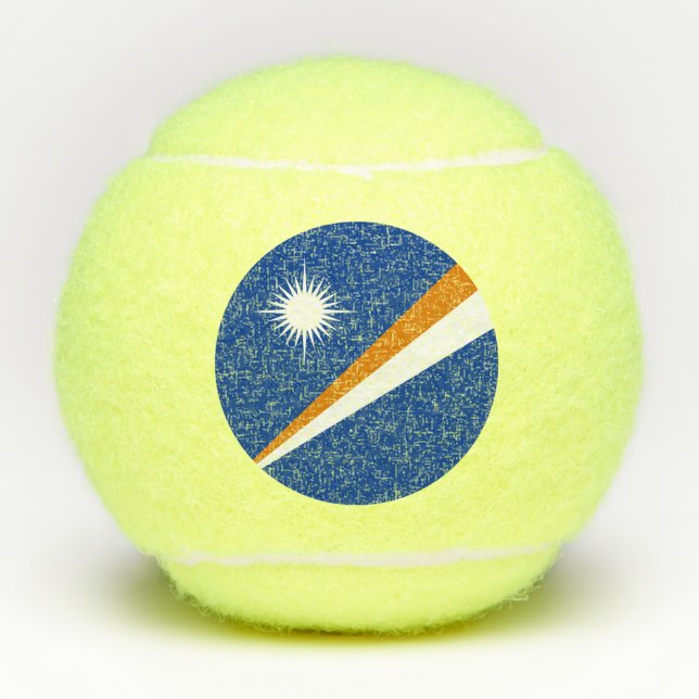 Balles De Tennis Drapeau des Îles Marshall (Devant)