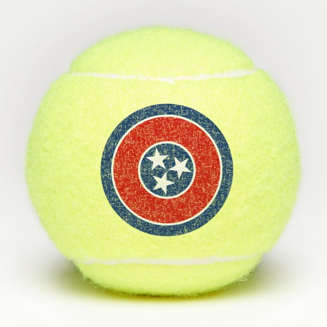 Balles De Tennis Drapeau d'état du Tennessee (Devant)