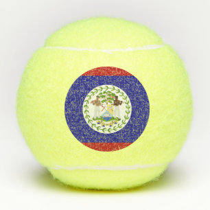 Balles De Tennis Drapeau du Belize