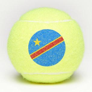 Balles De Tennis Drapeau du Congo Kinshasa