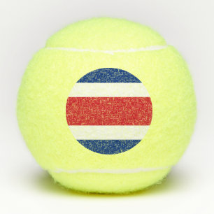 Balles De Tennis Drapeau du Costa Rica