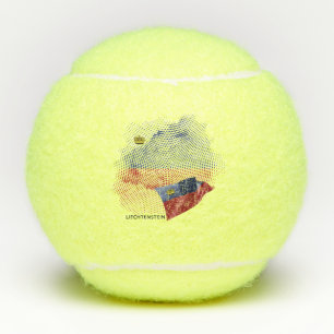 Balles De Tennis drapeau du Liechtenstein