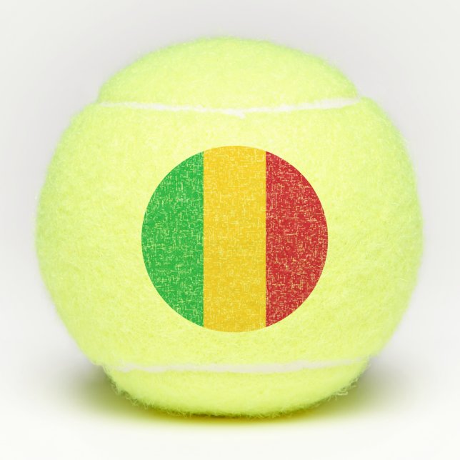 Balles De Tennis Drapeau du Mali (Devant)