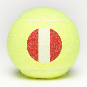 Balles De Tennis Drapeau du Pérou