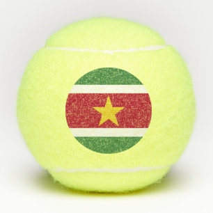 Balles De Tennis Drapeau du Suriname