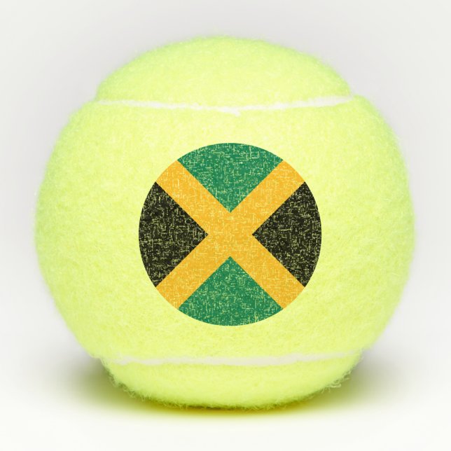 Balles De Tennis Drapeau Jamaïque (Devant)