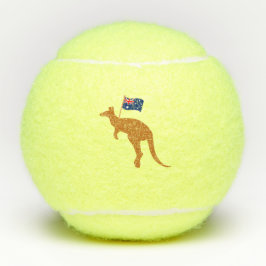 Balles De Tennis drapeau kangourou australien