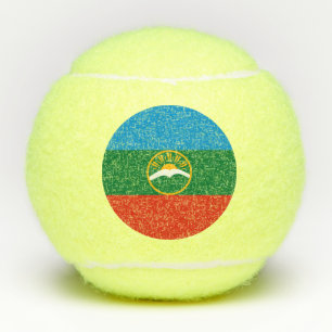 Balles De Tennis Drapeau Karachay Cherkessia